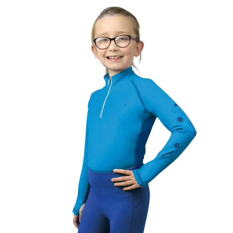 Hy Equestrian DynaMizs Ecliptic Baselayer - Cobalt/Ocean